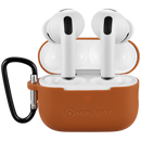 Amplify Note X 3 Series TWS Earphones - White Case + Orange Cover
