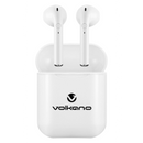 Volkano Buds Plus Series TWS with Silicone - White