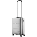 Travelwize Maple ABS 55cm 4-Wheels Spinner Luggage - Silver