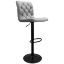 Bayer Large Barstool Grey with black base - Single