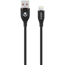 Volkano Flexi Series USB to MFI Lightning 2.5m 27w - Black