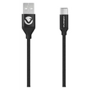 Volkano On-The-Go USB to Type-C 18w Braided 1m Cable - Black