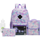 Quest 4-Piece Backpack Set Mermaid Tail Lilac