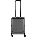 Expandable PP 55cm Carry On Luggage - Dark Grey