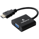 Volkano Annex Series HDMI Male to VGA Female Converter, 10cm Cable, with Sound