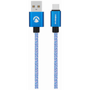 Volkano Fashion Series Micro USB Cable 1.8m - Sky Blue