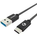 Rocka Blitz Series USB Type-C to USB 3.0 Cable 1.5m - Black Metal Flexi