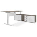 Everfurn Premium Miami Height Adjustable Desk