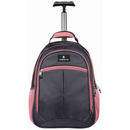 Volkano Orthopaedic Trolley Backpack 35l - Dark Grey/Pink