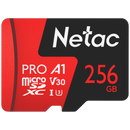 NETAC PRO 256GB MICRO SD AND ADAPTOR