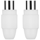 Volkano 1x Male 1x Female Coax Plugs
