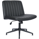 Astra Lounge Chair - Black PU