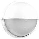 Ellies Arc Series - AC Round Bulkhead - Aluminium + Glass - E27 Base -WT