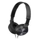 Sony MDR-ZX310AP (Black) Folding Aux Headphones with Mic