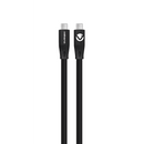 Volkano Slim Series Type-C to Type-C Cable - Black (1.2m)