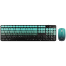 Volkano Prism Series Bluetooth Wireless Keyboard and Mouse - Teal