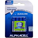 Alphacell Alkaline Pro Digital - AAA 4 Pc Carded
