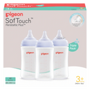 Pigeon Softtouch Bottle 240ml - Triple Pack