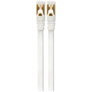 VolkanoX Giga Series Cat 7 Ethernet Cable 5m - White, Gold Tips