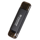 TRANSCEND 256GB ESD310C USB3.2 TYPE C AND A OTG COMPACT PORTABLE SSD