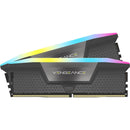 CORSAIR VENGEANCE RGB DDR5 32GB (2x16GB) DDR5 6000 CL36-44-44-96 1.4V AMD EXPO Memory - Grey.