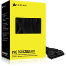 Premium Individually Sleeved DC Cable Pro Kit; Type 5 (Shift and SL PSU); BLACK