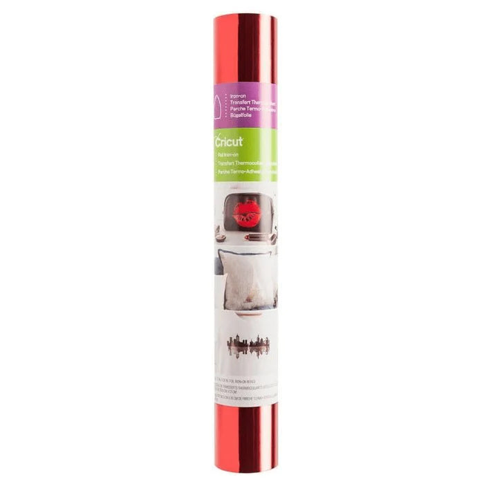 Cricut Foil Iron-On 30X60Cm (Red) - Add Eye-Catching Shine To Your Creations!