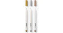Cricut 3 Permanent Metallic Markers (1.0 Mm) In Gold; Silver; Copper; Embellish Projects With Personal Notes Or Drawin