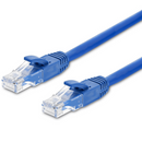 Acconet Cat6 Utp Flylead, 1 Meter, Straight, Stranded Cable, Moulded Boots And Plugs, Blue