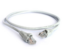 Acconet Cat6 Utp Flylead, 3 Meter, Straight, Stranded Cable, Moulded Boots And Plugs, Grey