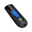 Transcend 32Gb Jf790 Usb3.1 Gen 1 Capless Flash Drive - Black And Blue