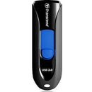 Transcend 128Gb Jf790 Usb3.1 Gen 1 Capless Flash Drive - Black And Blue