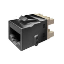 CommScope KJ Keystone CAT6 Patch Panel Black Outlet Cable