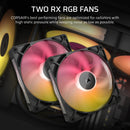 Corsair Icue Link Titan 280 Rx Rgb Liquid Cpu Cooler - Rx140 Rgb Fans – Fits Intel® Lga 1851 1700; Amd® Am5 Am4 – Icue Link Syst