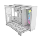 iCUE LINK 2500X RGB Micro ATX Dual Chamber PC Case; White