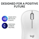 Logitech(R) M240 Silent Bluetooth Mouse - Off-White