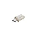 Transcend 64Gb Jetflash 890 Usb-C & Usb 3.1 Otg Flash Drive - Silver