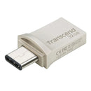 Transcend 32Gb Jetflash 890 Usb-C & Usb 3.1 Otg Flash Drive - Silver