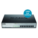 D-Link Consumer D-Link 8-Ports 10 100 1000Mbps Unmanaged Gigabit Switch (Metal Case 8 X Poe Ports)