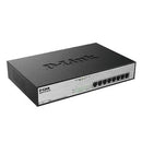 D-Link Consumer D-Link 8-Ports 10 100 1000Mbps Unmanaged Gigabit Switch (Metal Case 8 X Poe Ports)