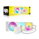 Corsair Icue Link Titan 360 Rx Rgb Liquid Cpu Cooler - White – Rx120 Rgb Fans – Fits Intel® Lga 1851 1700; Amd® Am5 Am4 – Icue L