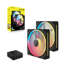 CORSAIR LX-R RGB Series; iCUE LINK LX140-R RGB; 140mm RGB Fan; Dual Fan Kit.