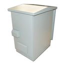 Outdoor 20U 19" Ip55 Ventilated Cabinet, 600Mm X 800Mm, Metal Door With Lock And 4 220V Fans