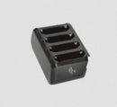 Zebra 4-slot PowerPack battery charger. Required Power Supply PWR-BGA12V50W0WW; DC Cord CBL-DC-388A1-01; AC Line Cord sold separ