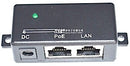 1 Port Passive Power Over Ethernet Injector Gigabit - Requires External Psu 2.1Mm Jack