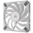 CORSAIR iCUE AF120 RGB SLIM 120mm PWM Fluid Dynamic Bearing Fan - White