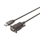 Unitek 1.5M Usb2.0 To Db9 Serial Rs232 Converter