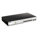 D-Link Consumer D-Link 8-Ports 10 100 1000Base-T Poe Smart Switch Plus 2 Sfp Ports - 130W Poe Budget