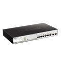 D-Link Consumer D-Link 8-Ports 10 100 1000Base-T Poe Smart Switch Plus 2 Sfp Ports - 130W Poe Budget