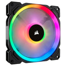 Corsair Ll140 Rgb 140Mm Dual Light Loop Rgb Led Pwm 600 - 1300 Rpm Cooling Fan — 2 Fan Pack With Lighting Node Pro